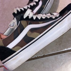 camouflage vans old schools